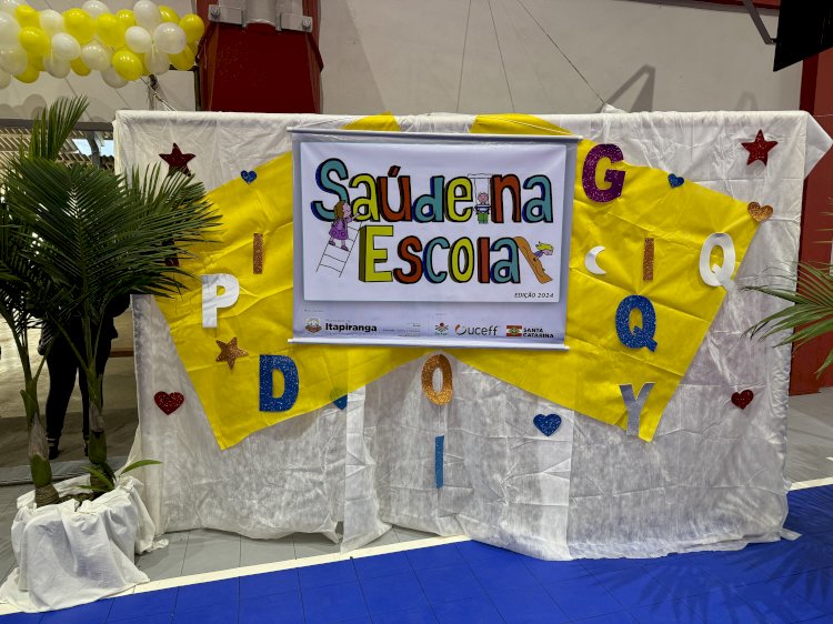 4ª EDIÇÃO DO PROJETO “SAÚDE NA ESCOLA” ACONTECE NESTA SEMANA EM ITAPIRANGA