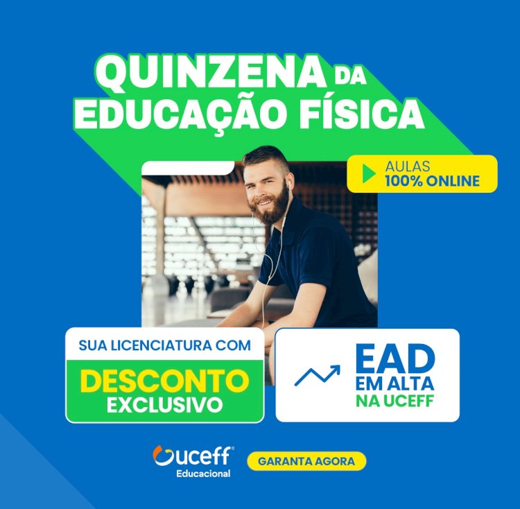 UCEFF disponibiliza descontos exclusivos para o curso de Educação Física EAD
